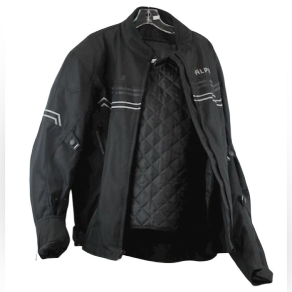 EUC Alpha Cycle Gear Enzo All-Season Motorcycle Jacket in Black Size XXL - Picture 2 of 6